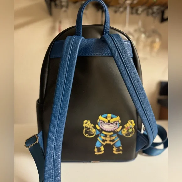 Marvel Chibi Superhero’s Loungefly Shoulder Backpack - Picture 4 of 6